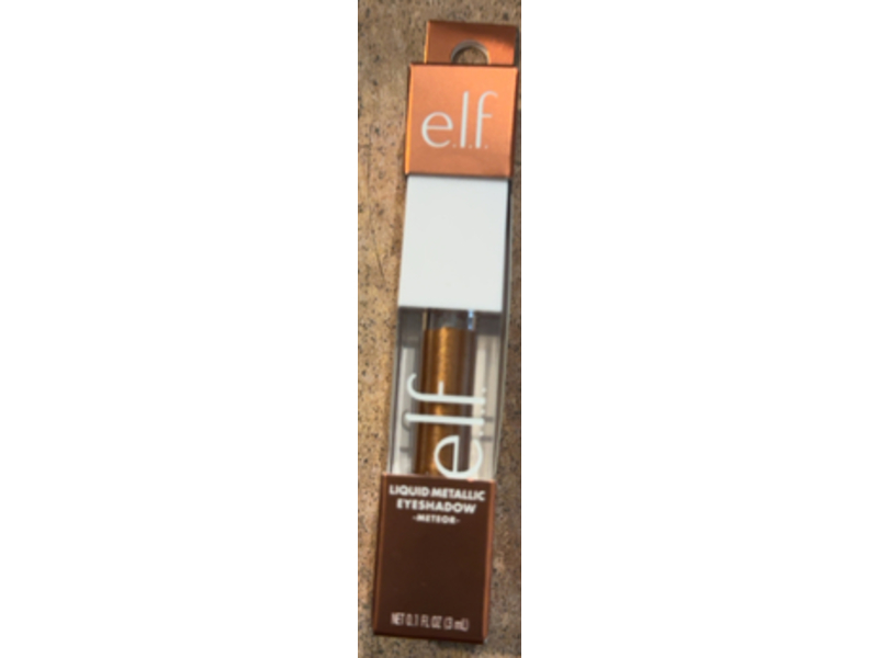 e.l.f. Cosmetics Liquid Metallic Eyeshadow, Meteor, 0.1 fl oz/3 mL