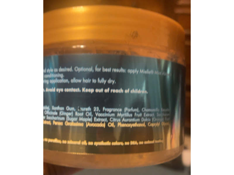 Mielle MoistureRX Moisturizing Styling Gel, Hawaiian Ginger, 12 oz/340 g