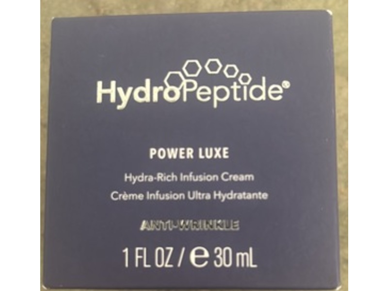 Hydro Peptide Anti-Wrinkle Hydra-Rich Infusion Cream, Power Luxe, 1 fl oz/30 mL