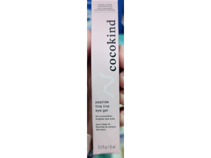 Cocokind Peptide Fine Line Eye Gel, 0.5 fl oz/15 mL