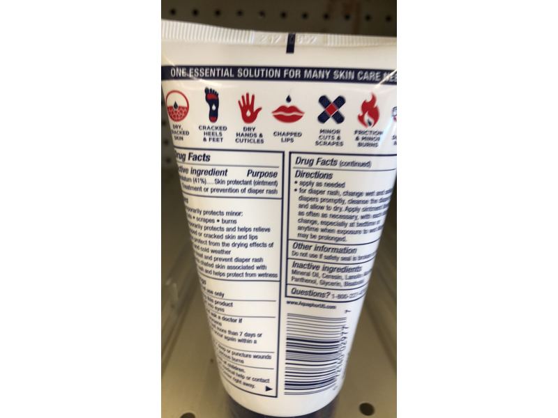 Aquaphor Advanced Therapy Skin Protectant Healing Ointment, 5 oz/141 g