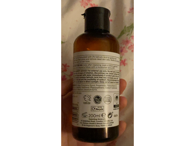 Superdrug Me+ BHA Toner, 200 mL