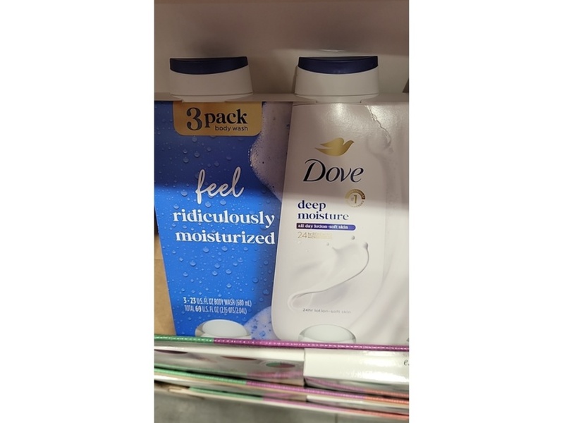 Dove Deep Moisture Body Wash, 680 mL, Pack Of 3