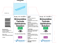 Brimonidine Tartrate Ophthalmic Solution 0.2%, 5 mL Somerset Therapeutics, LLC (RX) - thumbnail 1