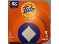 Tide Evo Laundry Detergent Tiles, Original Scent, 42 Count - thumbnail 2