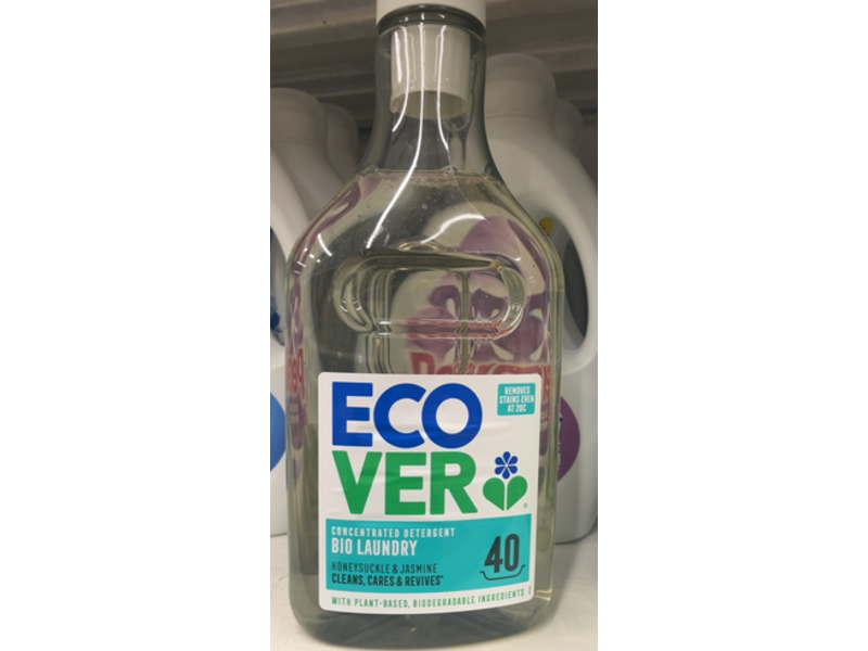 Ecover Bio Concentrated Laundry Detergent, Honey Suckle & Jasmine, 40 Loads, 1.43 L, 2 Count
