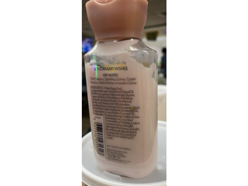 Bath & Body Works Body Lotion, Shea Butter + Vitamin E, 3 fl oz/88 mL