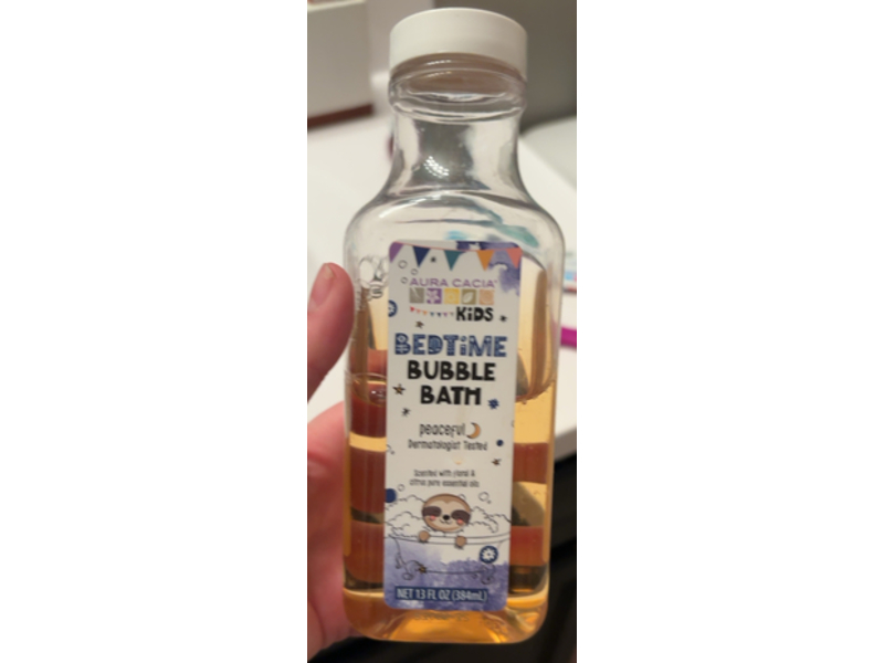 Aura Cacia Kids Bedtime Bubble Bath, Peaceful, 13 fl oz/384 mL