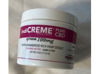 Indi Creme Pure CBD 100 mg, 4 oz/112.4 g - Image 3