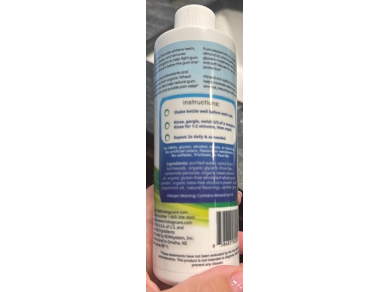 Triology Restoring Rinse, Cool Mint, 8 fl oz/236 mL