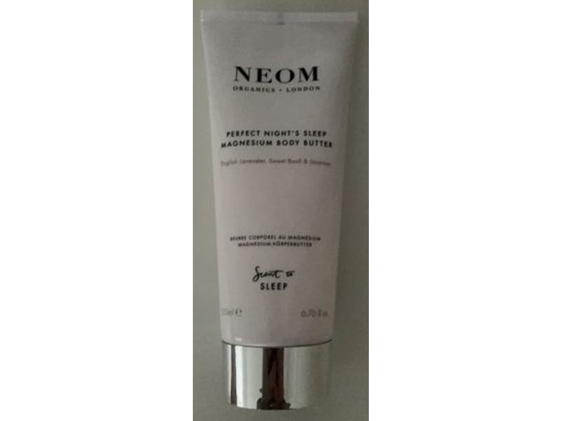 Neom Magnesium Body Butter Scent Is Sleep, Perfect Night's Sleep, 6.76 fl oz/200 mL
