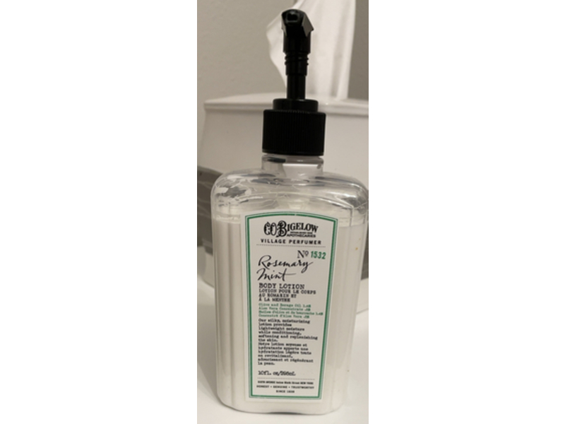 C.O. Bigelow Village Perfumer Body Lotion, Rosemary Mint, 10 fl oz/295 mL
