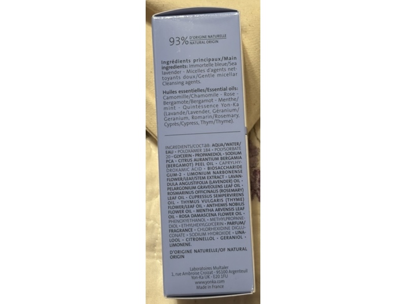 Yonka Micellar Cleansing Water, 2.53 fl oz/75 mL