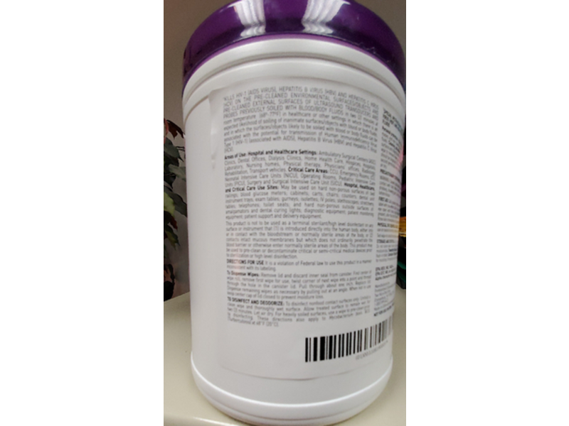 PDI Super Sani-Cloth Germicidal Disposable Wipe, 160 Count