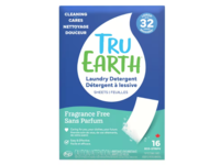 Tru Earth Laundry Detergent Sheets, Fragrance Free, 32 Loads, 16 Count - thumbnail 1