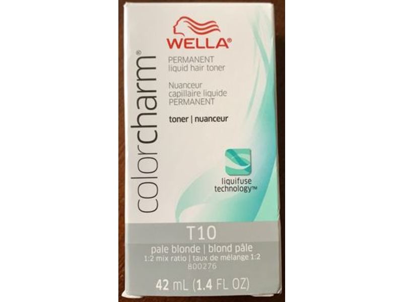 Wella Color Charm Permanent Liquid Hair Toner, Pale Blonde, 1.4 fl oz/42 mL