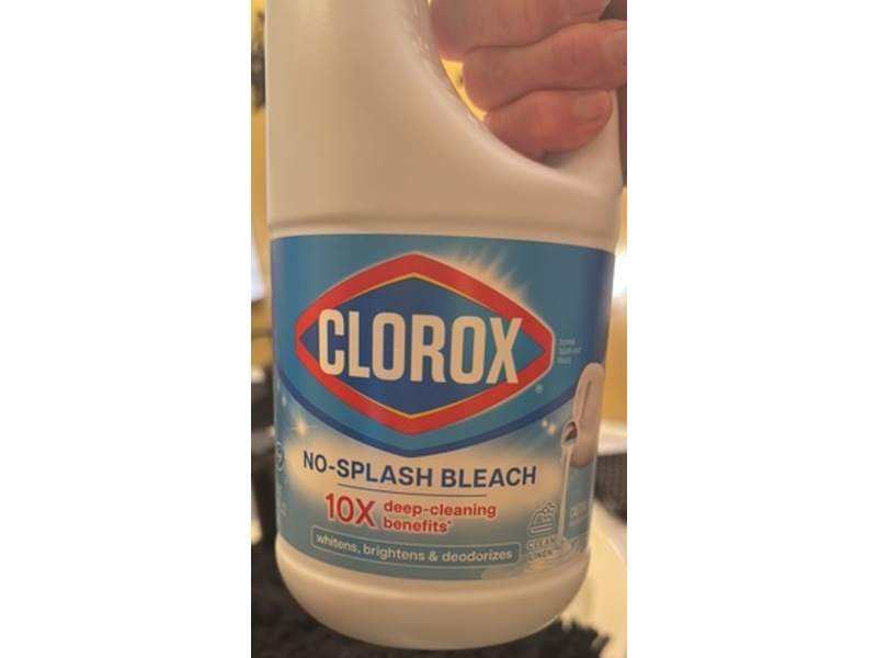 Clorox No-Splash Bleach, Clean Linen, 40 fl oz/1.18 L