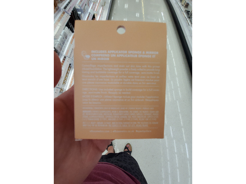 e.l.f. Camo Powder Foundation, Lightweight, Primer-Infused Buildable & Long-Lasting Medium-to-Full Coverage Foundation, Light 210 N