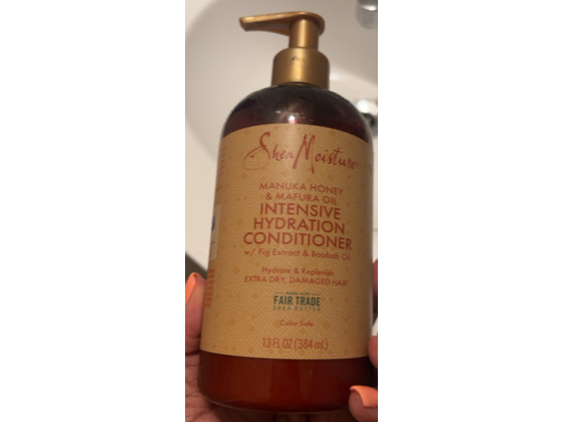 SheaMoisture Intensive Hydration Conditioner, Manuka Honey & Mafura Oil, 13 fl oz/384 mL
