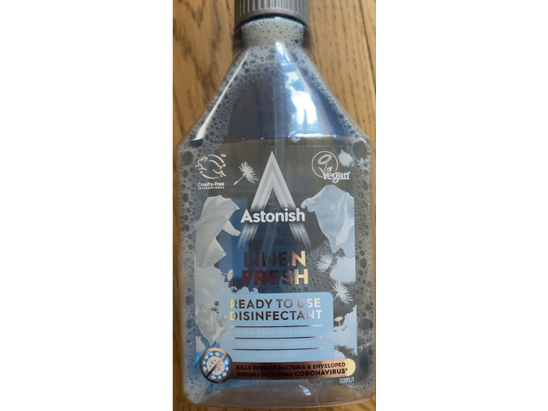 Astonish Ready To Use Disinfectant, Linen Fresh, 550 mL