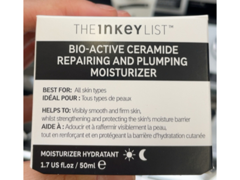The Inkey List Ceramide Repairing & Plumping Moisturizer, 1.7 fl oz/50 mL