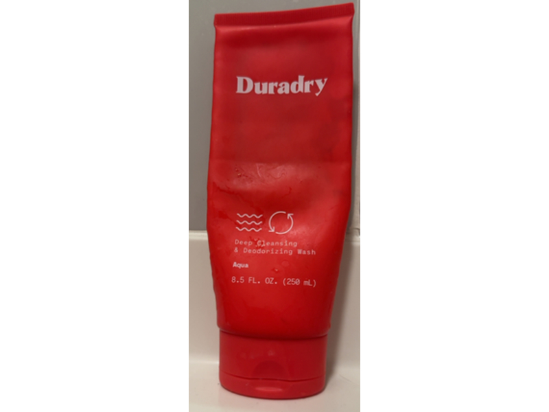 Duradry Deep Cleansing & Deodorizing Body Wash, Aqua, 8.5 fl oz/250 mL