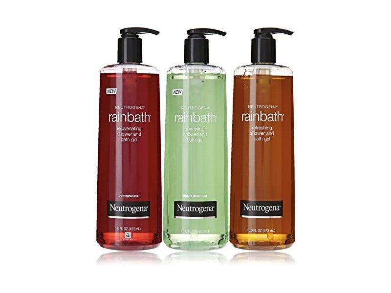 Neutrogena Rainbath Variety Pack,Pomegranate, Pear & Green Tea, 16 oz, 3 Pack