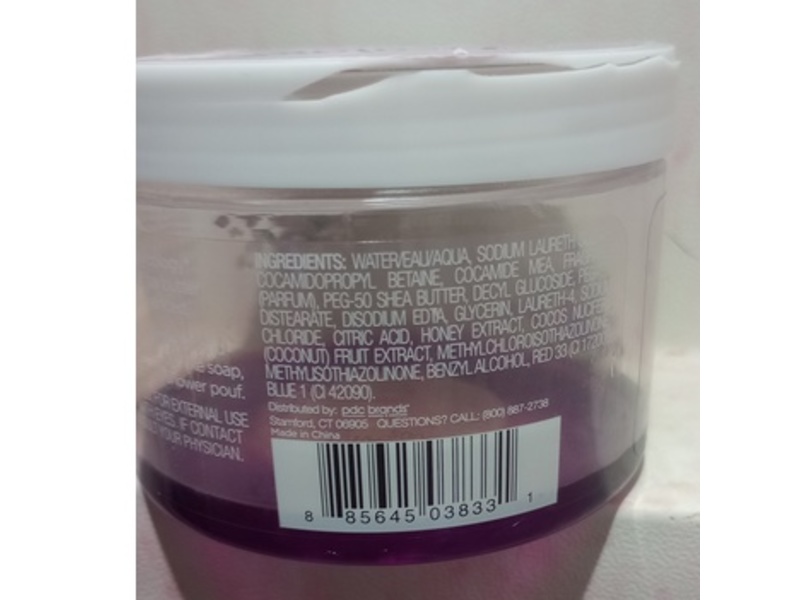 Bodycology Cleansing Shower Jelly, Dark Cherry Orchid, 8 oz/227 g