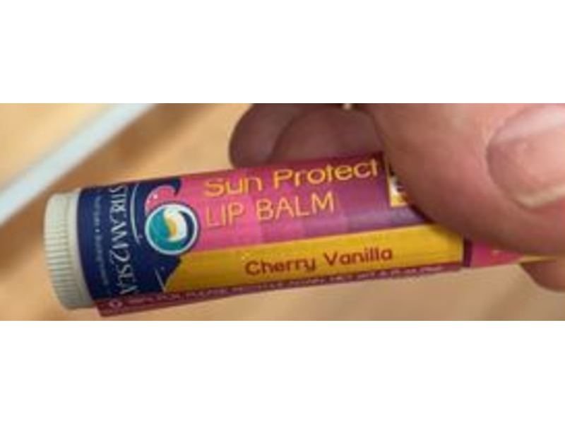 Stream2Sea Sun Protect Lip Balm, Cherry Vanilla, SPF 30, 0.15 oz/4 g