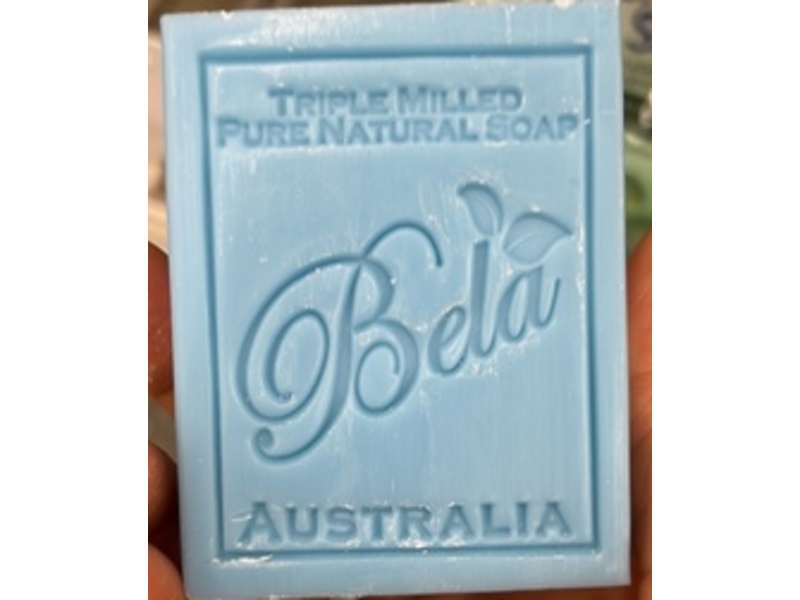 Bela Triple Milled Pure Natural Soap, Goats Milk & Sea Salt, 3.3. oz/93.5 g, Pack Of 6