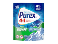 Purex 4 In 1 Laundry Detergent Pacs, Fresh Mountain Breeze, 16 oz/455 g, 35 Count - thumbnail 1