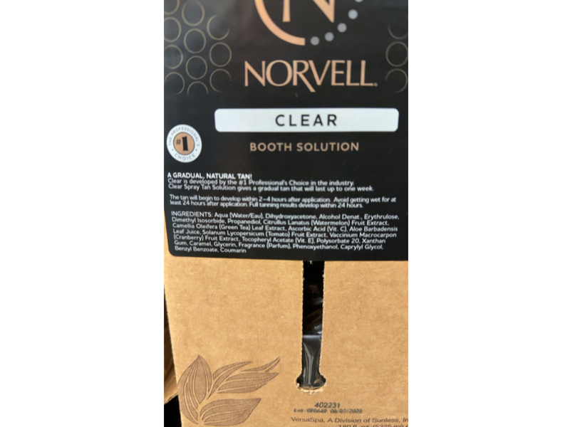 Norvell Vivid Smart Booth Solutions, Clear, 180 fl oz/5325 mL