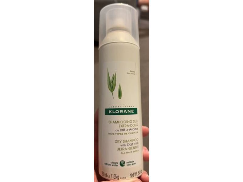 Klorane Dry Shampoo, Oat Milk, 5.4 oz