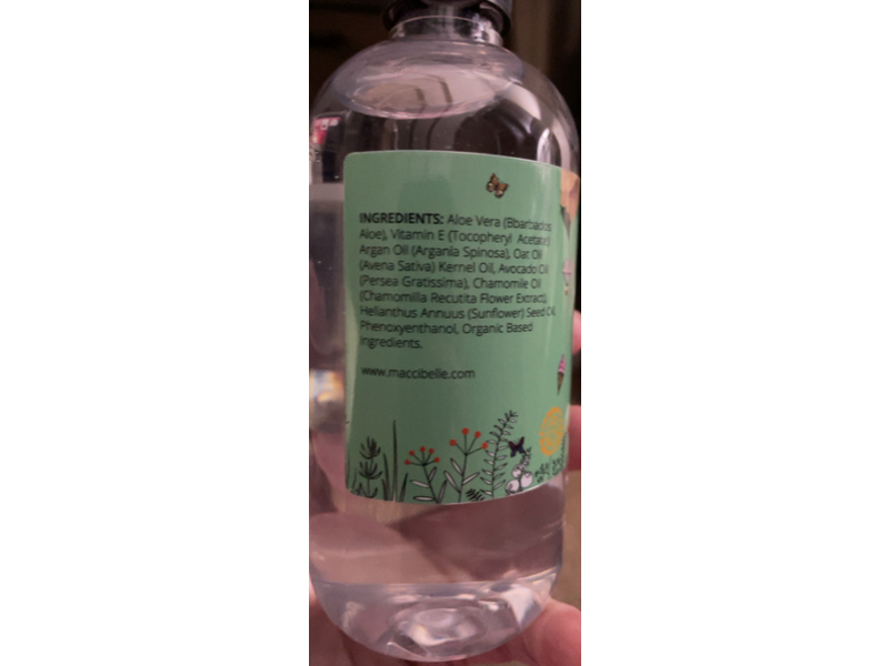 Maccibelle Therapeutic Massage Oil, Aloe Vera & Vitamin E, 8 oz