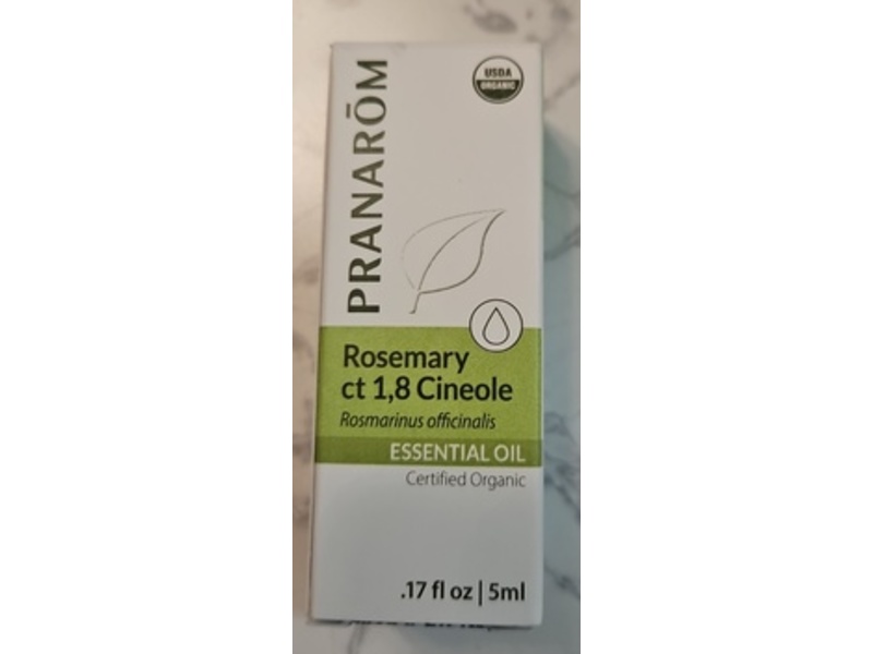 Pranarom Rosemary Ct 1,8 Cineole Essential Oil, 0.17 fl oz/5 mL