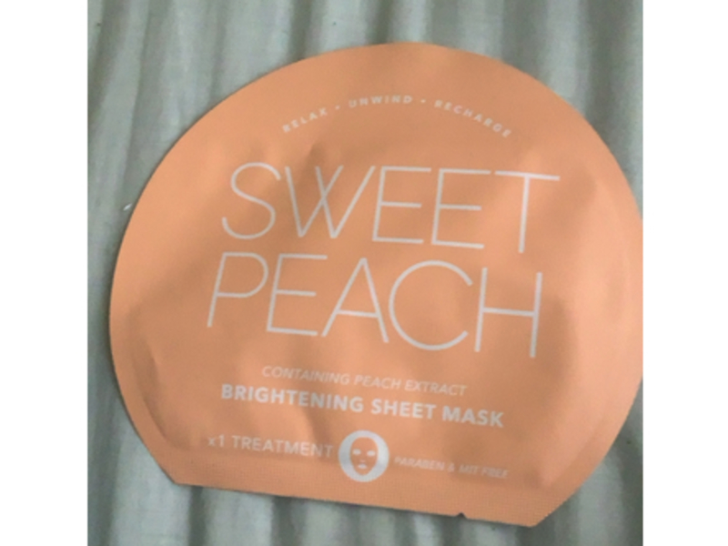Anko Brightening Sheet Mask, Sweet Peach, 20 mL, 1 Count