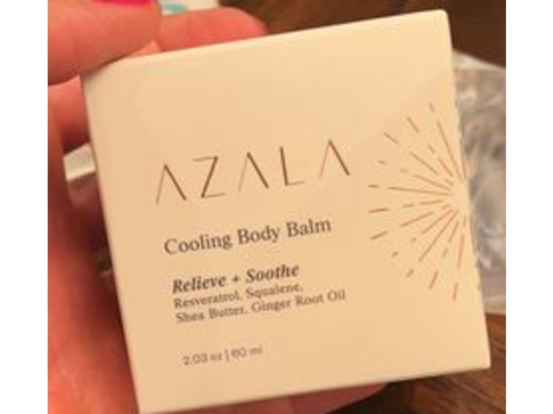 Azala Cooling Body Balm, Relieve + Soothe, 2.03 oz/60 mL