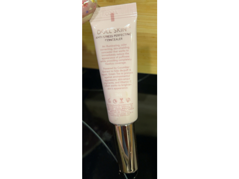 Dolly 10 Dolly Skin Anti Stress Perfection Concealer, Tan, 0.33 fl oz/10 mL