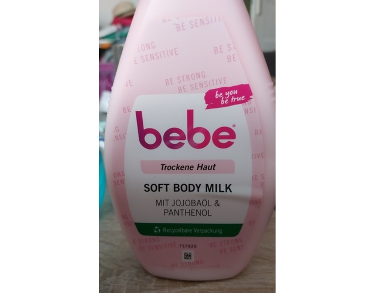 Bebe Soft Body Milk, Jojoba Oil & Panthenol, 400 mL