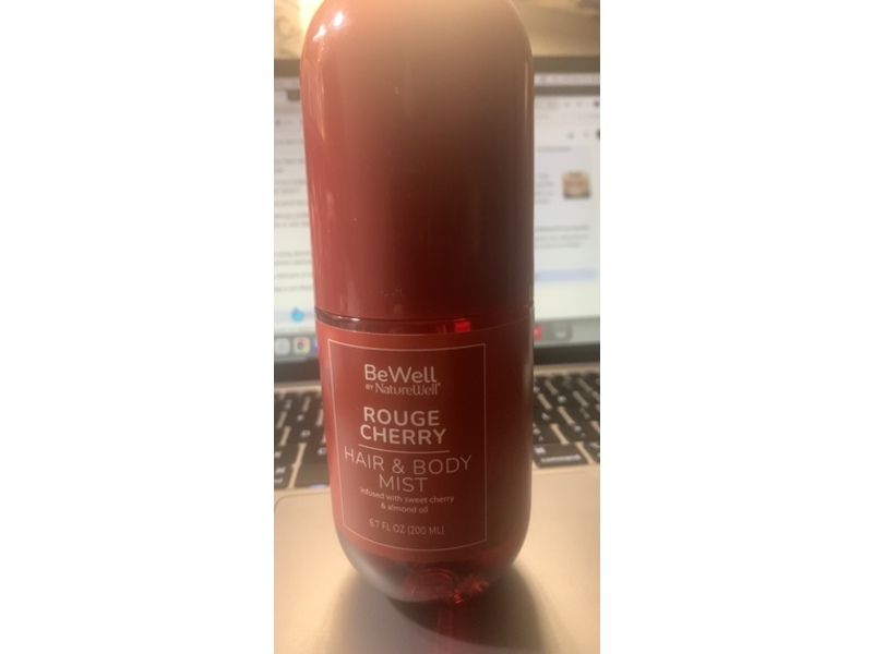 Be Well By Nature Well Hair & Body Mist, Rouge Cherry, 6.7 fl oz/200 mL