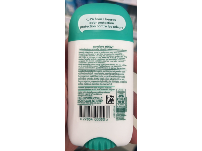 Hello Deodorant, Eucalyptus + Sage, 2.6 oz/73 g