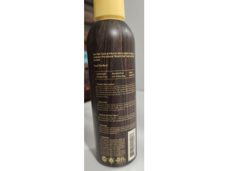 Sun Bum Texturizing & Volumizing Spray, Sea, 6 fl oz/177 mL