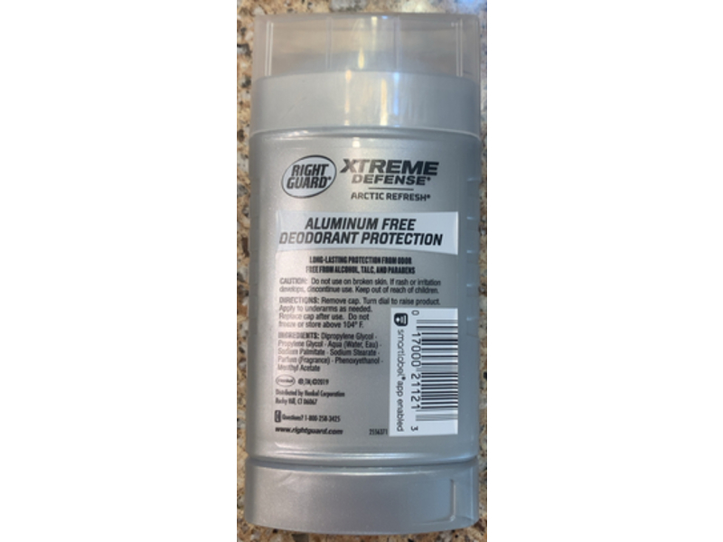 Right Guard Deodorant, 3.0 oz/85 g