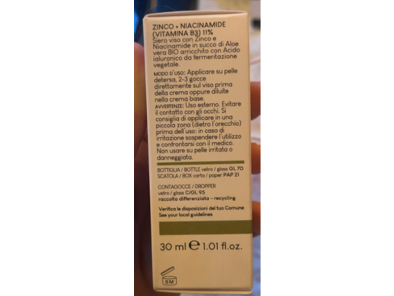 Dropology Purify Natural Tantum The Beauty Laboratories, Zinc + Niacinamide 11%, 10.1 fl oz/30 mL