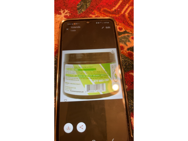 Pure O Lock & Twist Hair Gel, 8 fl oz