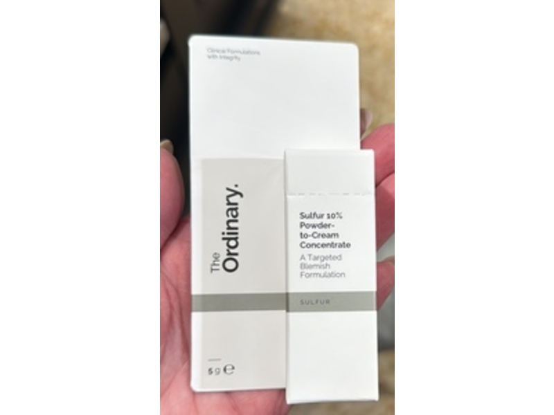 The Ordinary Powder-To-Cream Concentrate, Sulfur 10%, 5 g