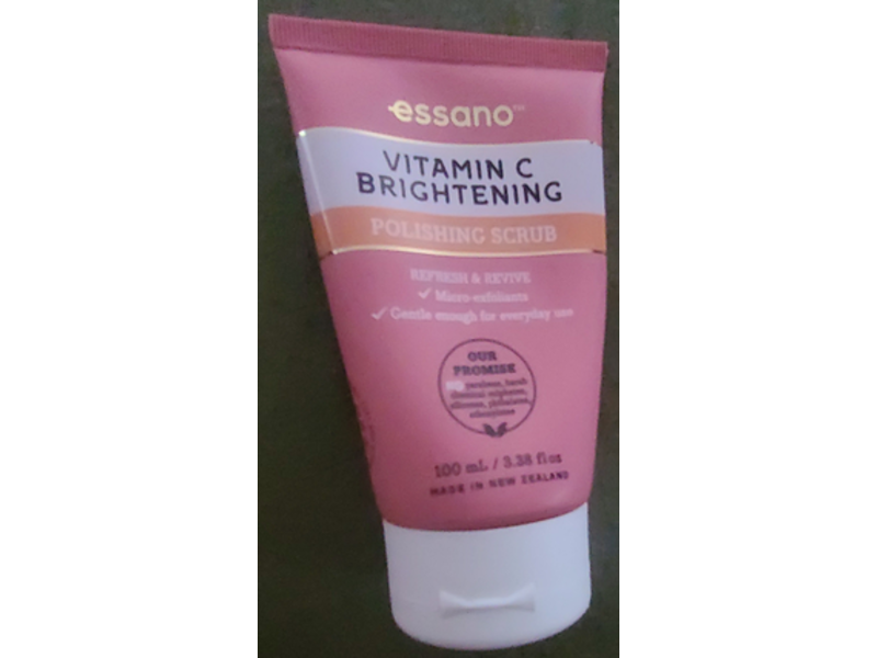 Essano Polishing Scrub, Vitamin C Brightening, 3.38 fl oz/100 mL