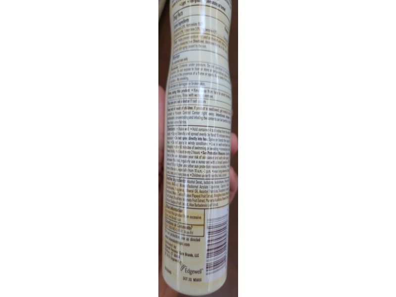 Hawaiian Tropic Silk Hydration Weightless Sunscreen Spray, SPF 50, 6 oz/170 g