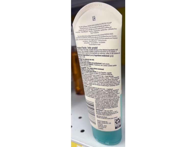 Aveeno Kids Mineral Sunscreen Lotion, SPF 50, 3 fl oz/88 mL