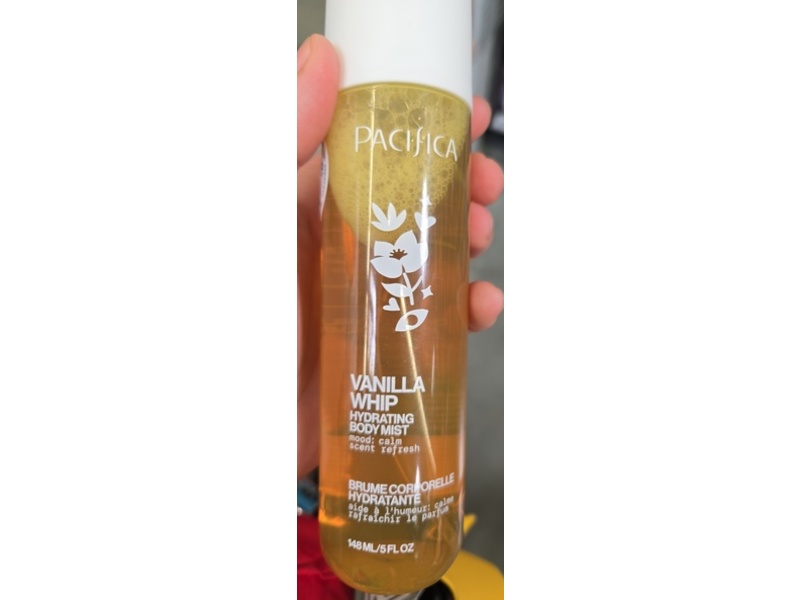 Pacifica Hydrating Body Mist, Vanilla Whip, Calm, 5 fl oz/148 mL